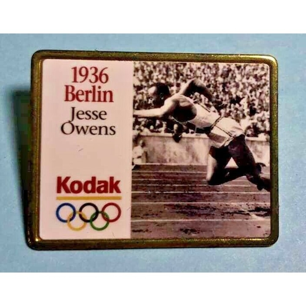 1936 Berlin Olympics US Sprinter JESSE OWENS-1995 Kodak Commemorative Photo Pin